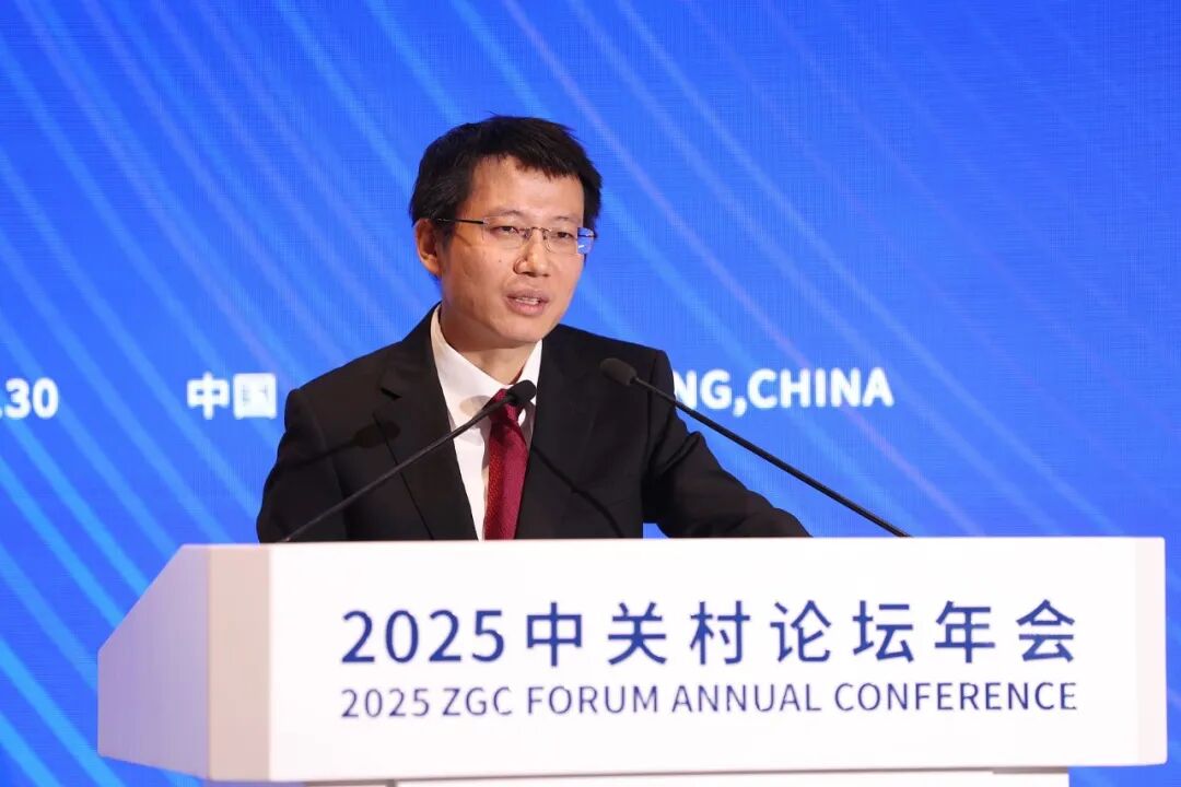 2025年3月，陈天石在中关村论坛年会/图源：视觉中国